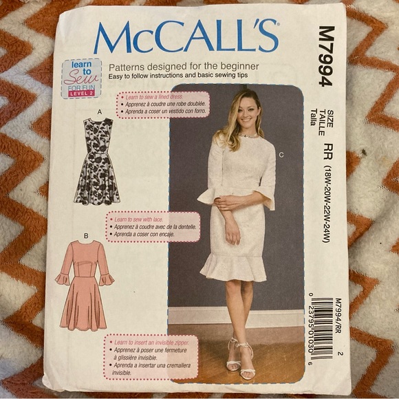 McCall’s Sewing Pattern 7994 - Picture 2 of 3